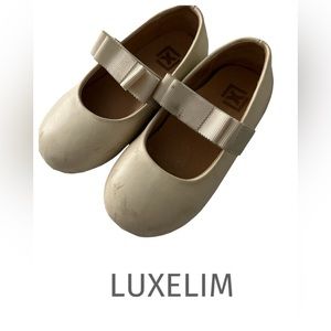 LUXELIM SZ 25 ivory leather shoes